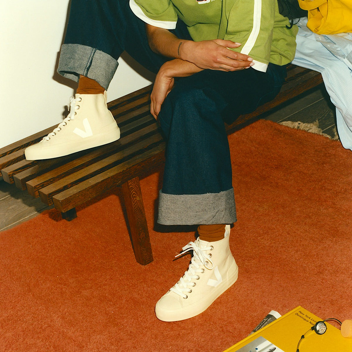 VEJA Wata Ii Canvas Butter White Butter Sole - Image 4
