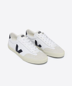 Alternative view of VEJA Volley Canvas White Black