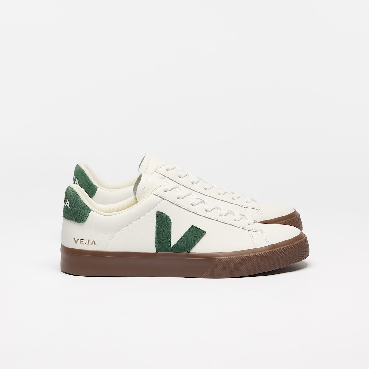 VEJA Campo Leather White Cyprus Bark