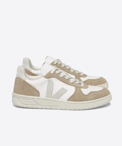 VEJA V-10 Leather White Natural Sahara