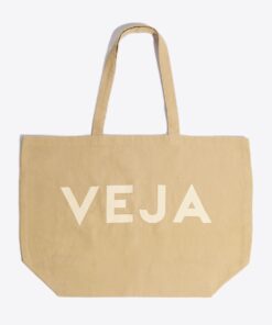 VEJA Tote Bag Cotton Almond