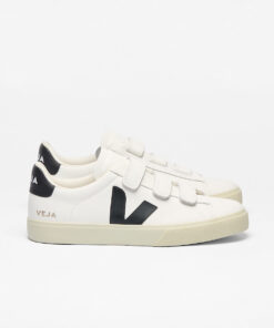 VEJA Recife Leather White Black