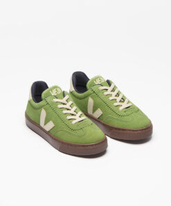 Alternative view of VEJA Volley Elastic Laces Suede Kiwi Pierre Bark