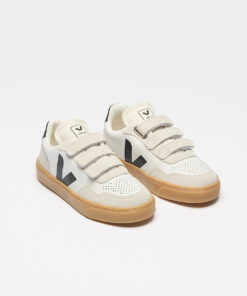 Alternative view of VEJA V-90 Leather White Black Natural