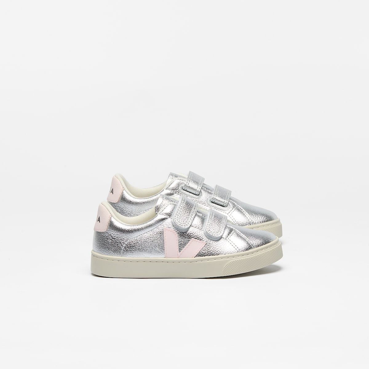 VEJA Esplar Leather Silver Lassi