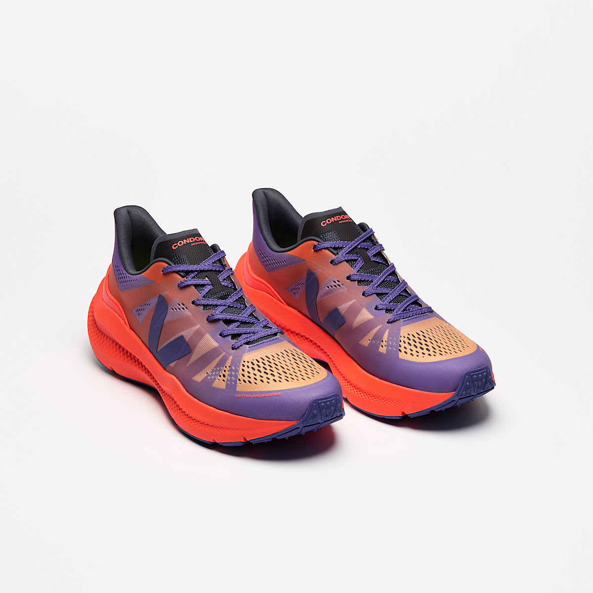 VEJA Condor 3 Advanced Engineered-Mesh Gradient Purple Orange - Image 3