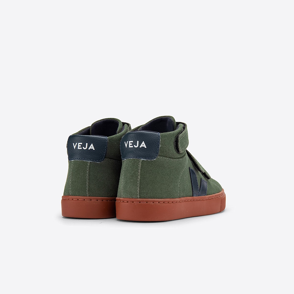 VEJA Esplar Mid Suede Mud Nautico Rust Sole - Image 2