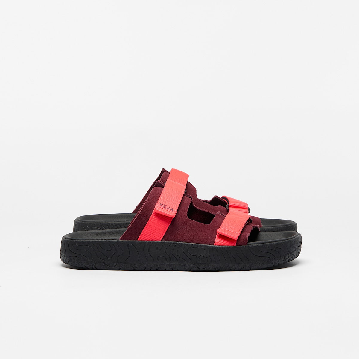 VEJA Arpoador Suede Amarante Rose Fluo Black