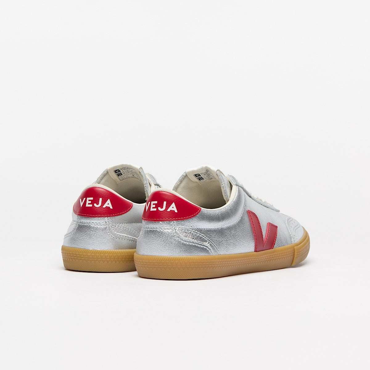 VEJA Volley Leather Silver Pepper - Image 4