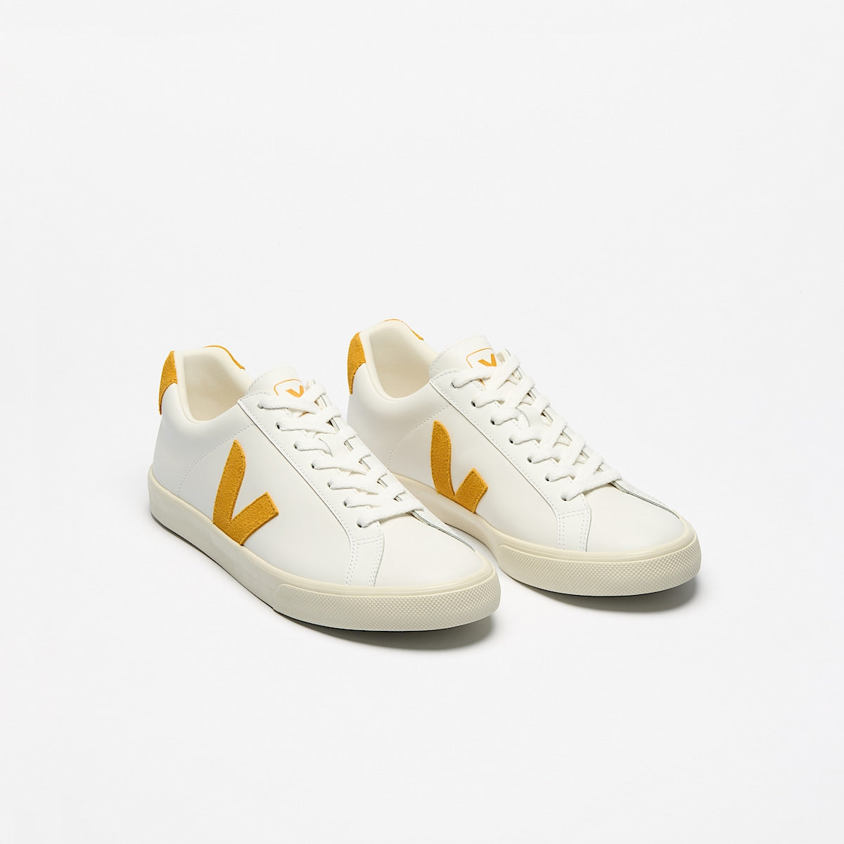 VEJA Esplar Leather White Safran - Image 2