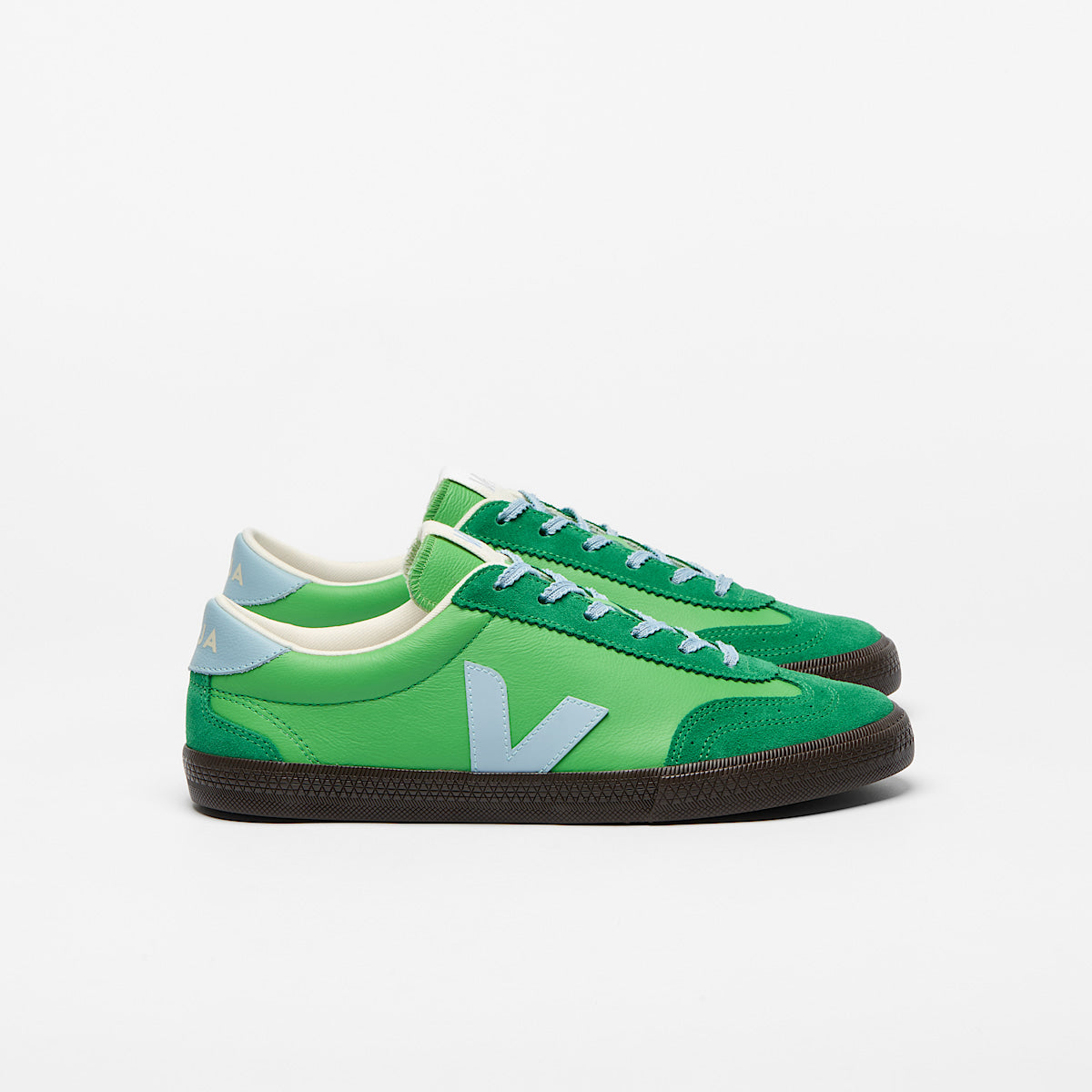 VEJA Volley Leather Leaf Steel Eagle