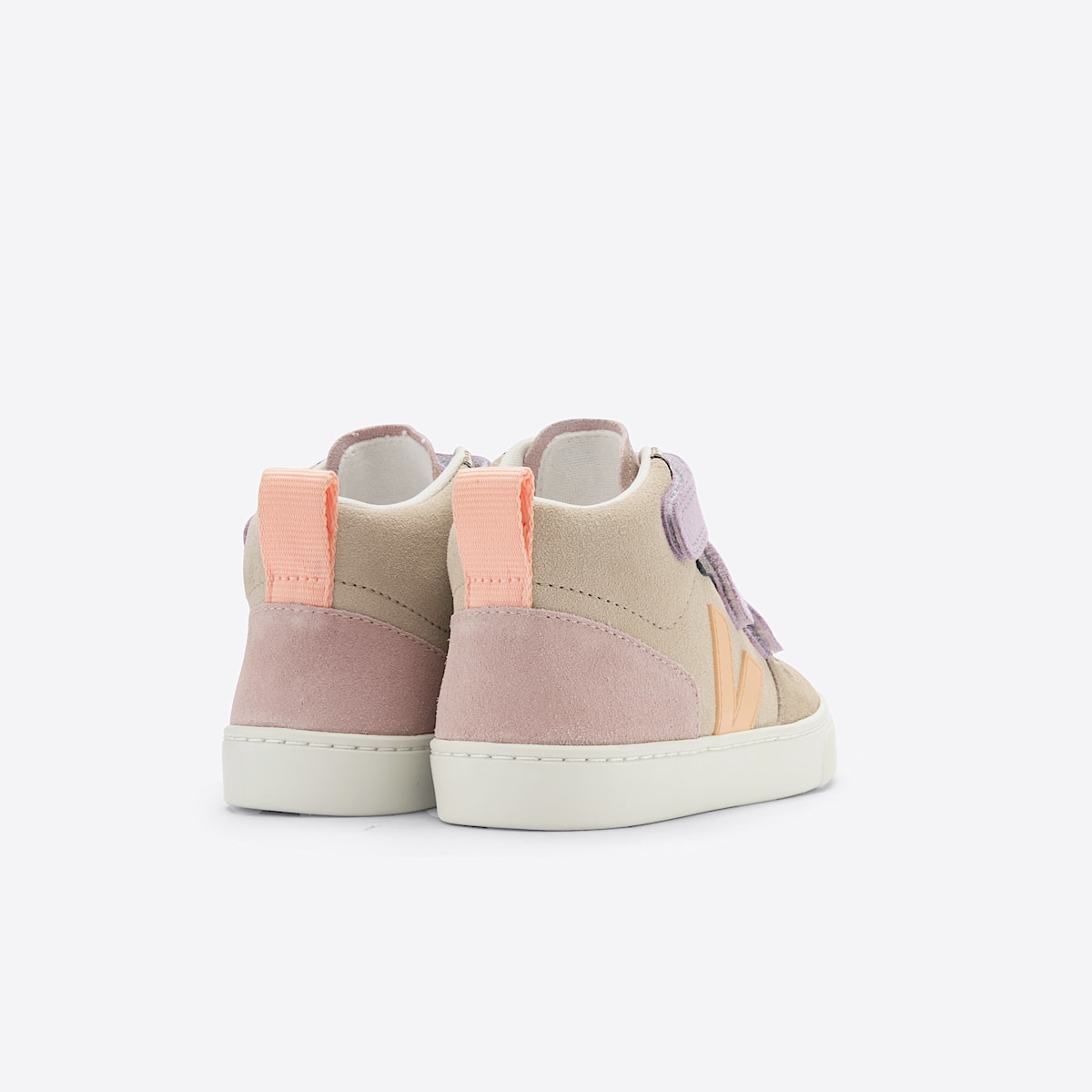 VEJA V-10 Mid Suede Multico Almond Peach - Image 3