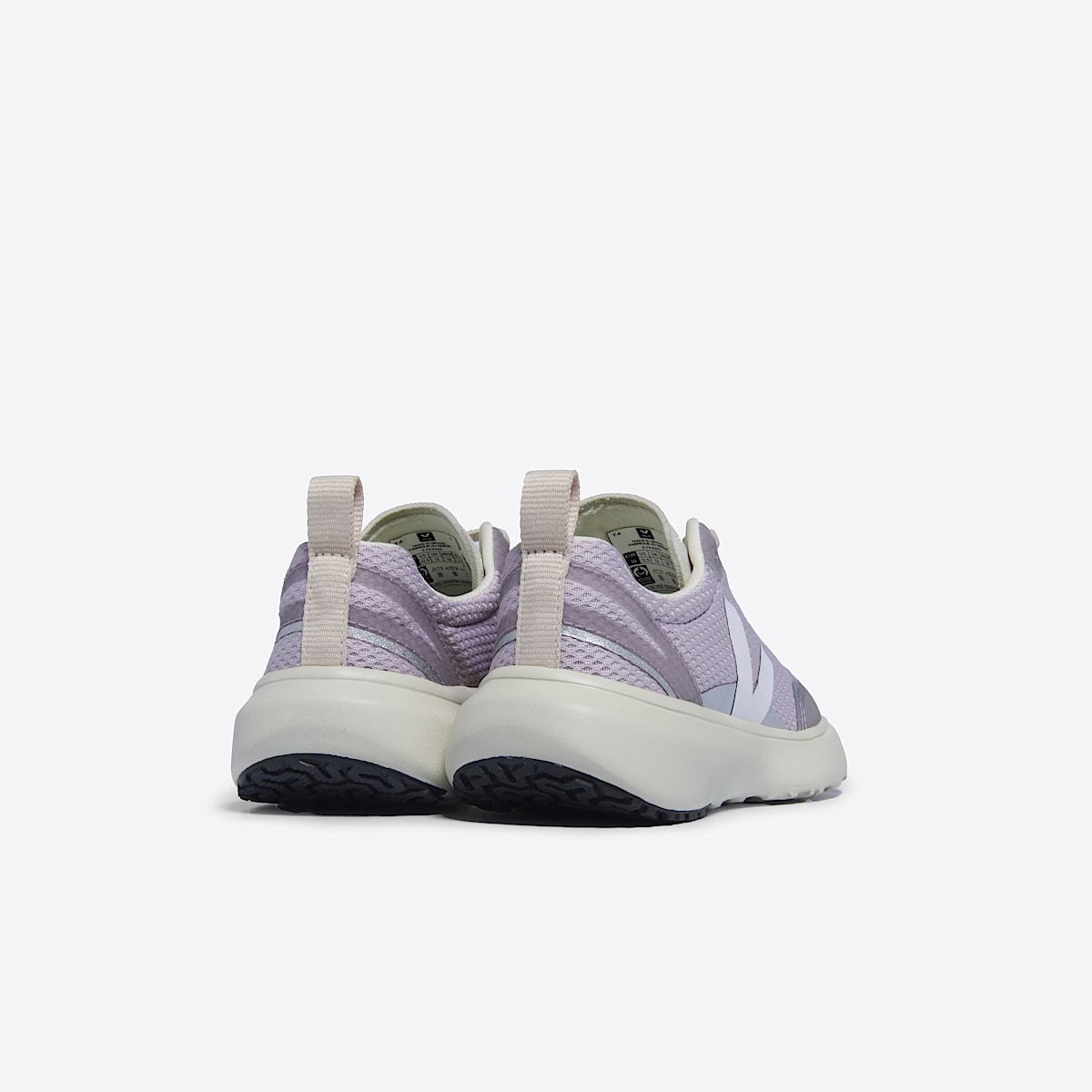 VEJA Canary Elastic Laces Alveomesh Parme White - Image 3