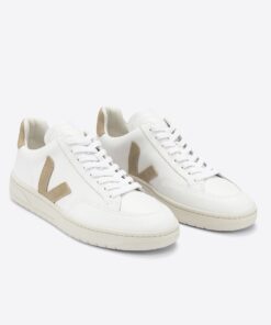 Alternative view of VEJA V-12 Leather White Dune