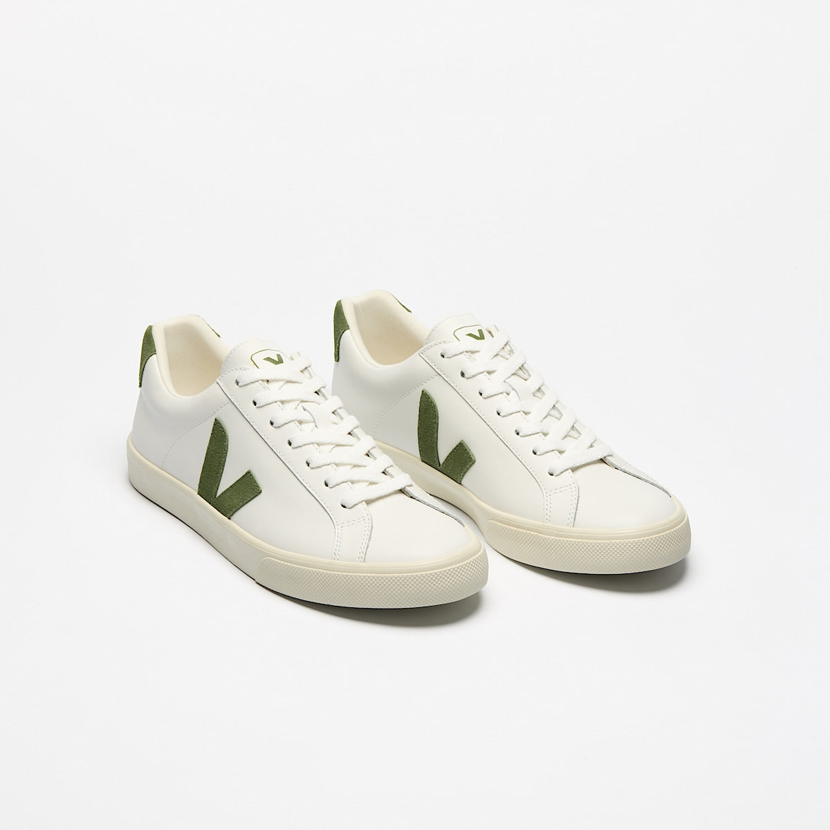 VEJA Esplar Leather White Kiwi - Image 2