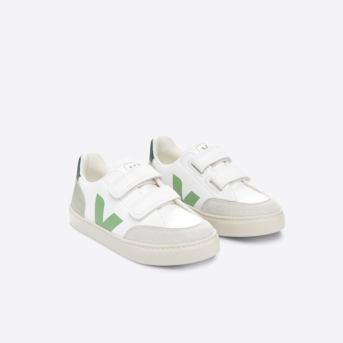 VEJA V-12 Leather White Multico Clay - Image 2