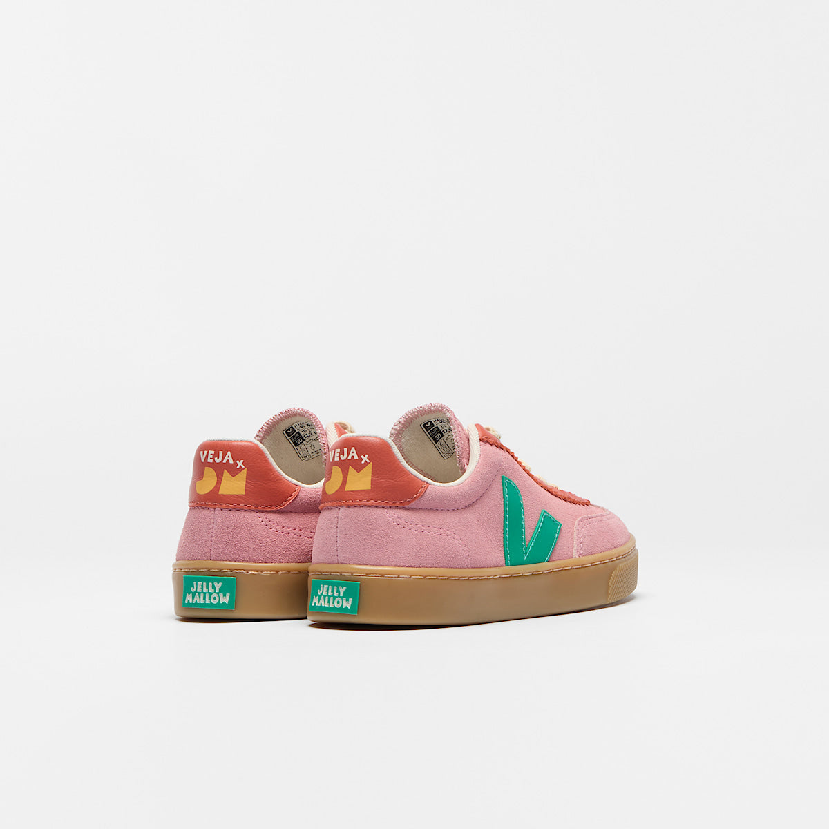 VEJA Volley Elastic Laces Suede x Jelly Mallow Mary - Image 3