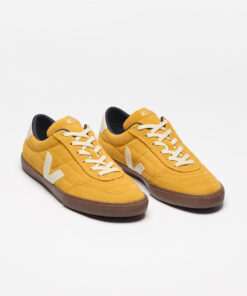 Alternative view of VEJA Panenka Suede Safran Pierre Bark