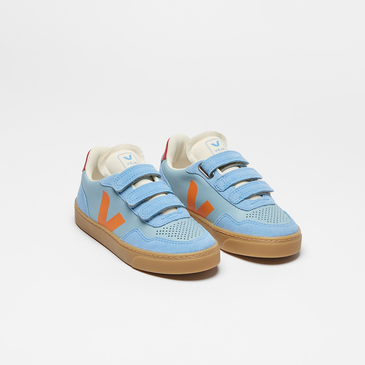 VEJA V-90 Leather Steel Fury Natural - Image 2