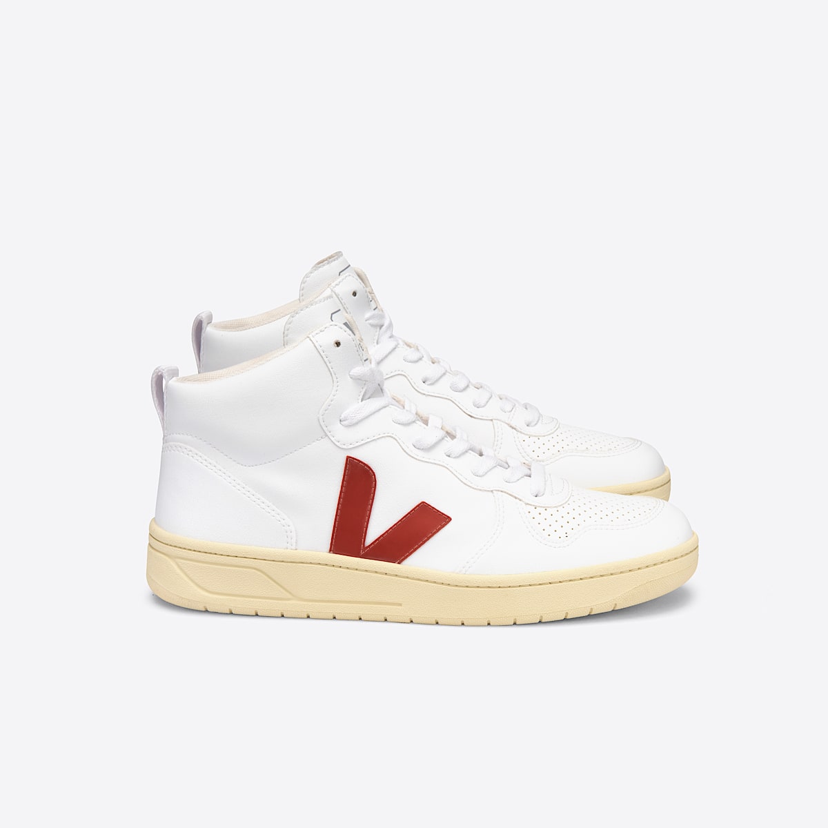 VEJA V-15 CWL White Rouille Butter Sole