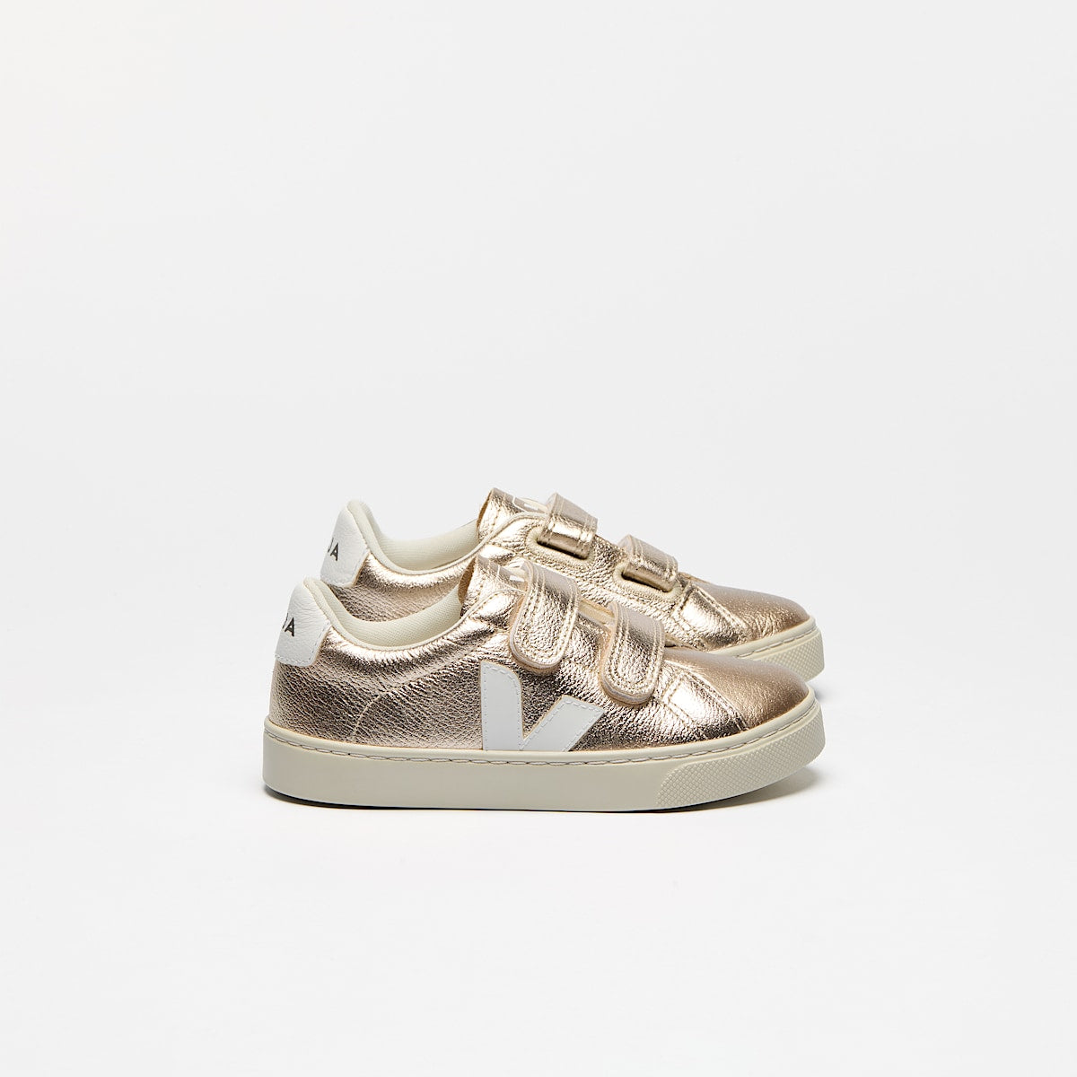 VEJA Esplar Leather Platine White