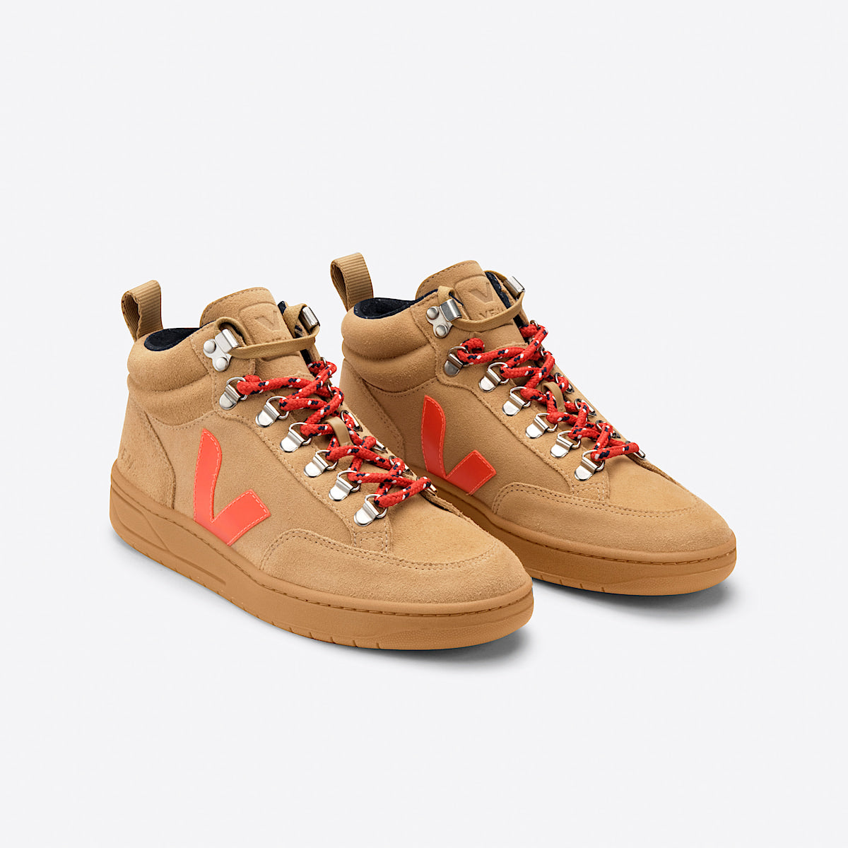 VEJA Roraima Suede Desert Orange Fluo Gum Sole - Image 2