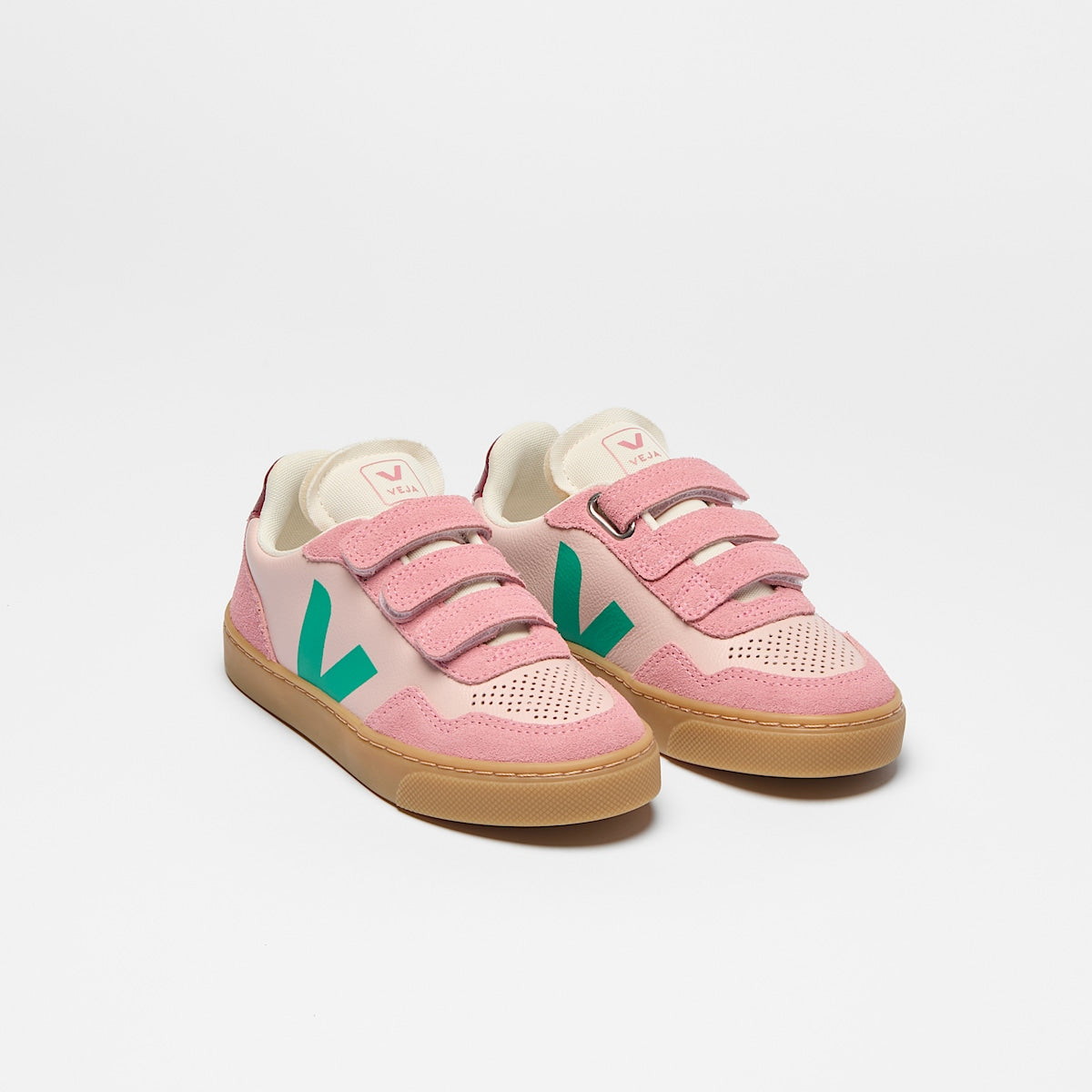 VEJA V-90 Leather Petale Mary Tag Natural - Image 2