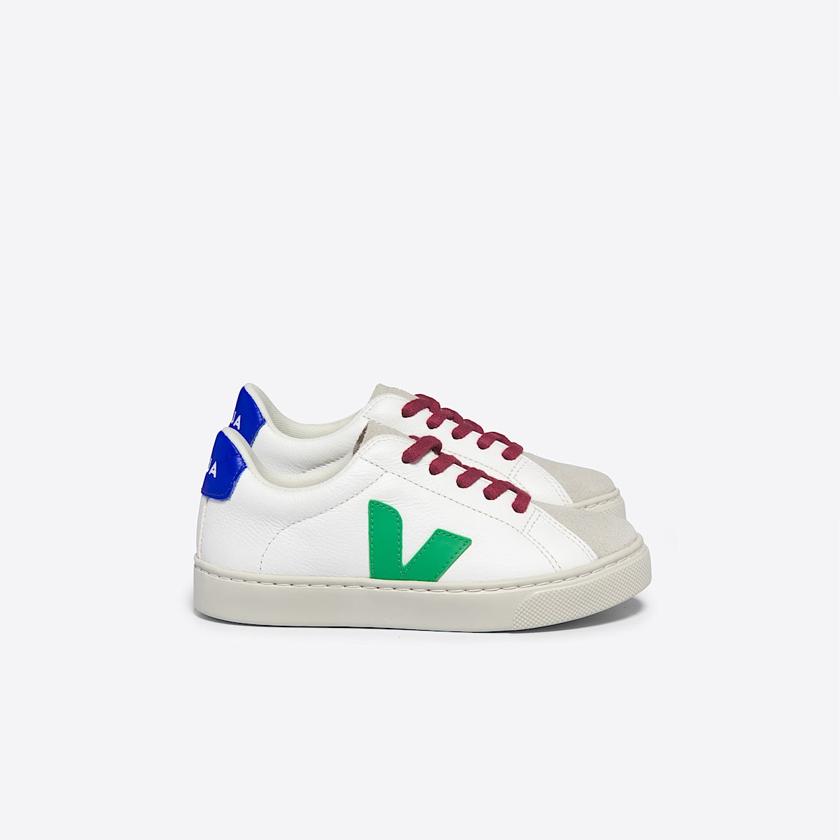 VEJA Esplar Leather White Leaf Paros