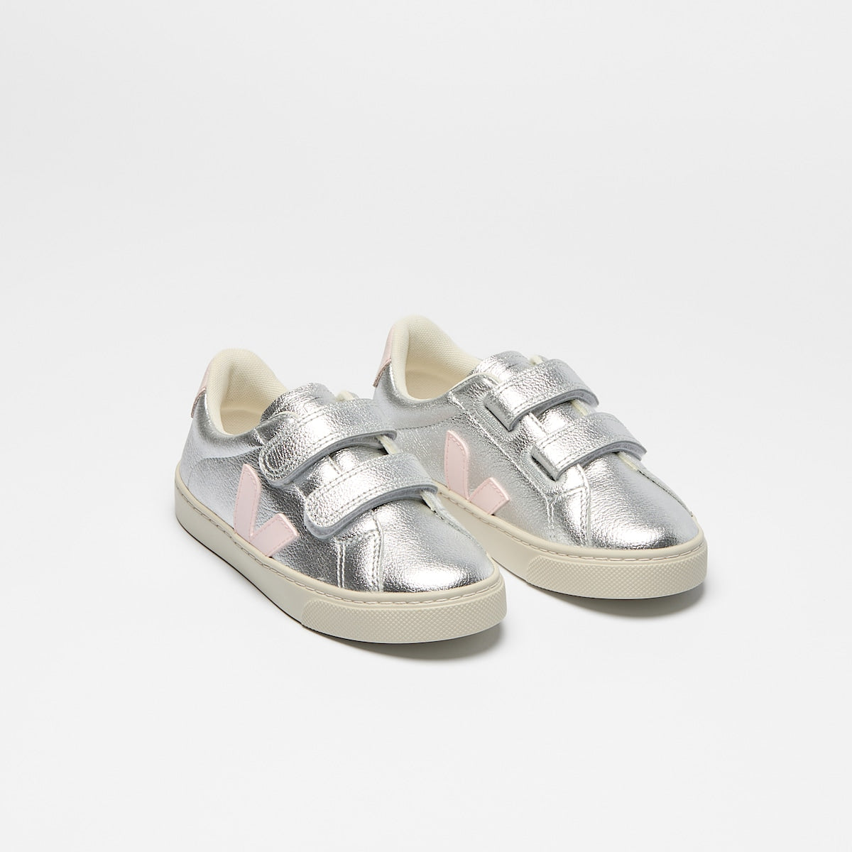 VEJA Esplar Leather Silver Lassi - Image 2