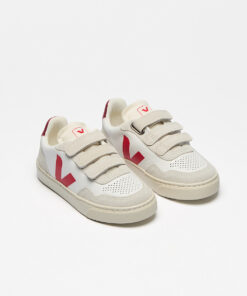 Alternative view of VEJA V-90 Leather White Pekin