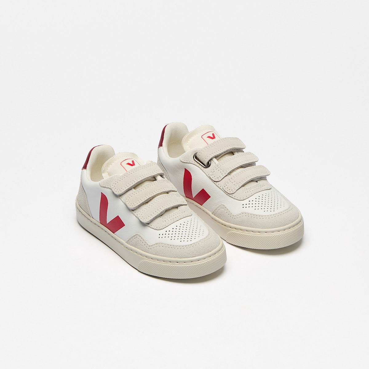 VEJA V-90 Leather White Pekin - Image 2