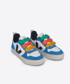 Alternative view of VEJA V-10 Leather White Multico Nautico