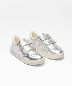 Alternative view of VEJA V-12 Leather Silver Lassi