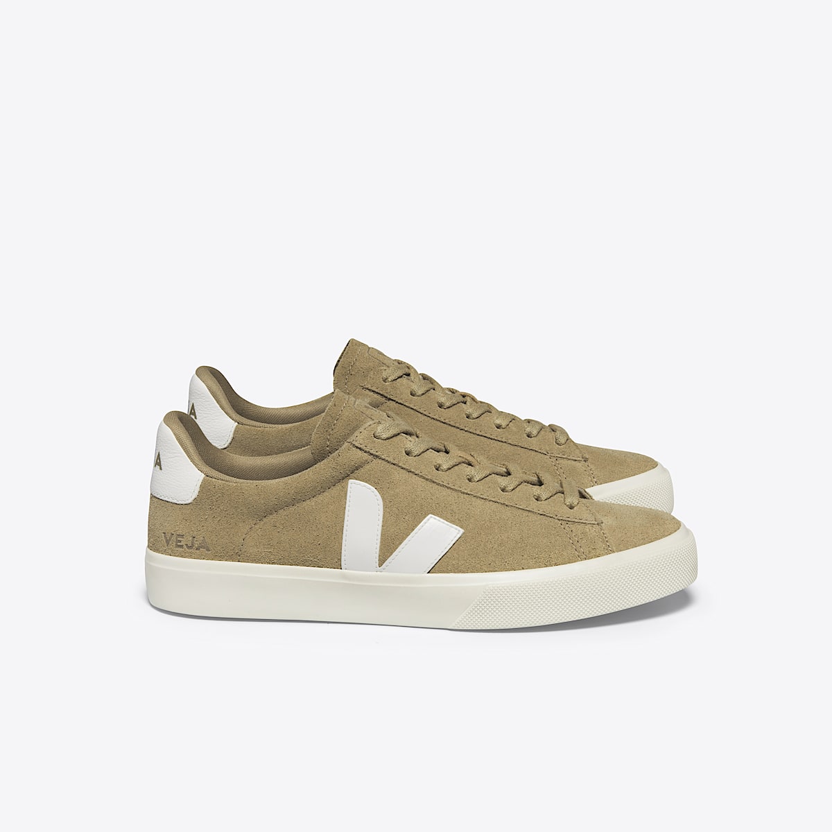 VEJA Campo Suede Dune White