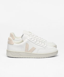 VEJA V-12 Leather White Sable