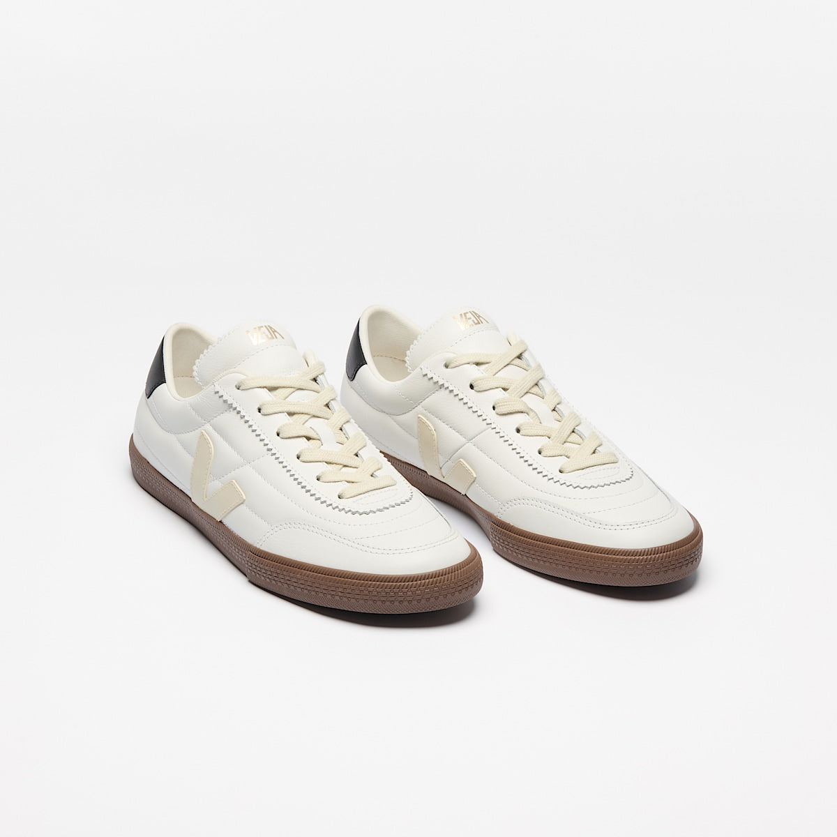 VEJA Panenka Leather White Black Bark - Image 2