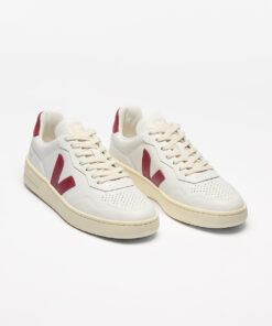 Alternative view of VEJA V-90 Leather White Marsala