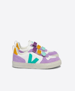 VEJA V-10 Leather White Multico Mint