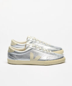VEJA Volley Leather Silver Pierre