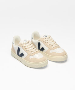 Alternative view of VEJA V-10 Leather White Nautico Almond