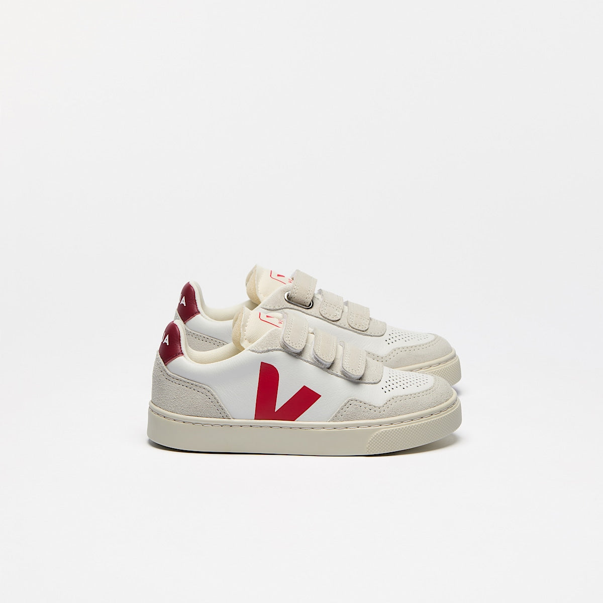 VEJA V-90 Leather White Pekin