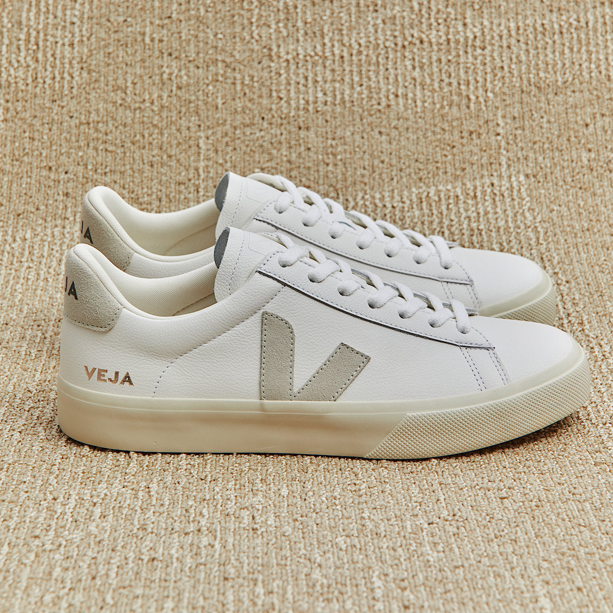 VEJA Campo Leather White Natural - Image 4