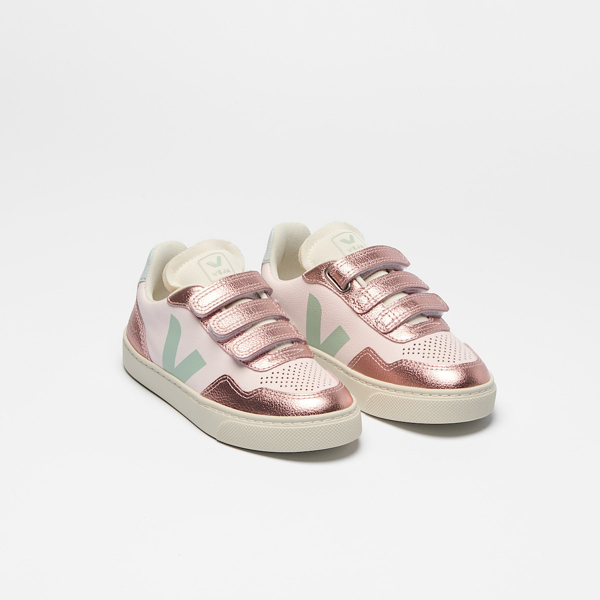 VEJA V-90 Leather x Bonpoint Lassi Sun Nacre - Image 2