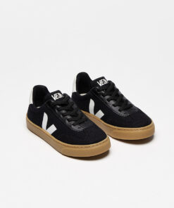 Alternative view of VEJA Volley Elastic Laces Canvas Black White Natural