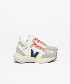 VEJA Canary Elastic Laces Leather White Nautico