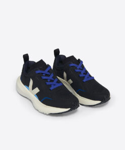 Alternative view of VEJA Canary Elastic Laces Alveomesh Black Pierre