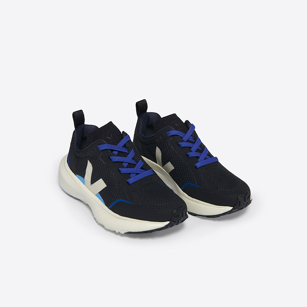 VEJA Canary Elastic Laces Alveomesh Black Pierre - Image 2