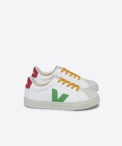 VEJA Esplar Leather White Leaf Pekin