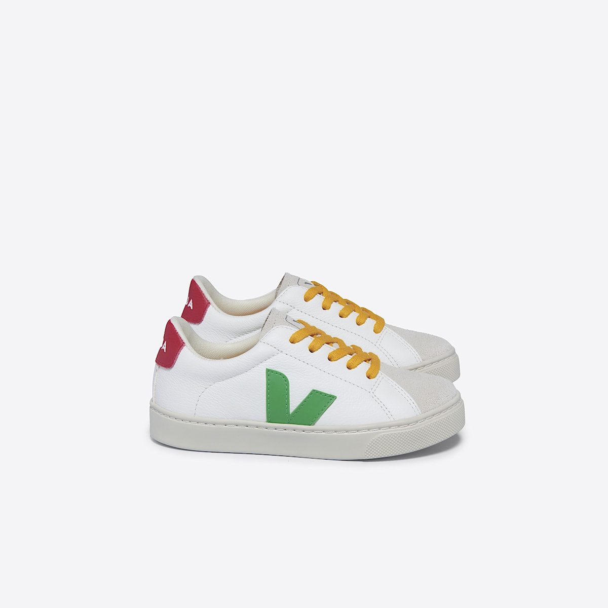 VEJA Esplar Leather White Leaf Pekin