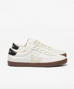 VEJA Panenka Leather White Black Bark